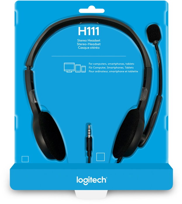 Logitech H111 Stereo Headset Negro Logitech H111 Stereo Headset Negro